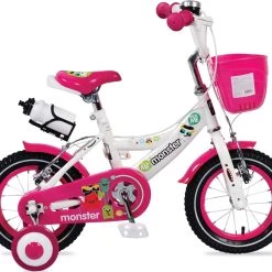 Byox Ποδήλατο 12″ Monster1281 V-Br Ροζ (164742)