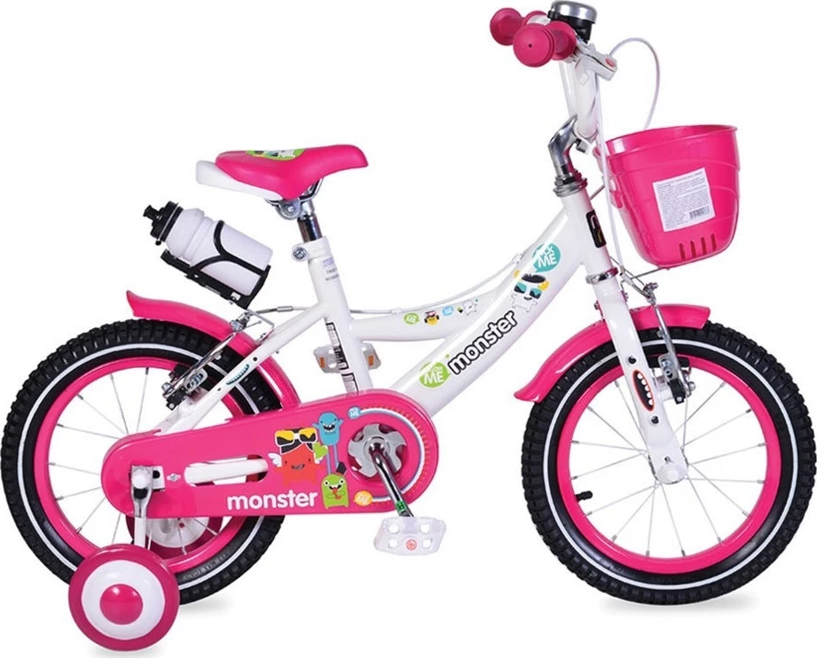 Byox Ποδήλατο 14″ Monster 1481 Ροζ (103845) 1 Byox Ποδήλατο 14″ Monster 1481 Ροζ (103845)