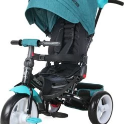 Lorelli Ποδήλατο Τρίκυκλο 3 Σε 1 Τέντα-Καλάθι-Υποπόδιο- Μπάρα Προστασίας Jaguar Green Luxe (10050290017) -Ποδήλατα, τρίκυκλα, rollers, scooters Κατάστημα 200235 1
