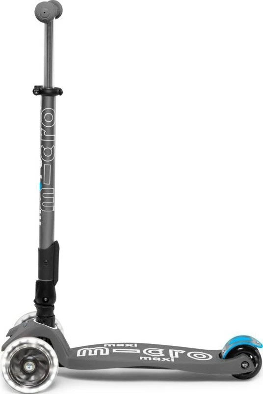 Micro Πατίνι Maxi Foldable Deluxe Led Volcano Grey (MMD094) 2 Micro Πατίνι Maxi Foldable Deluxe Led Volcano Grey (MMD094) - Image 2