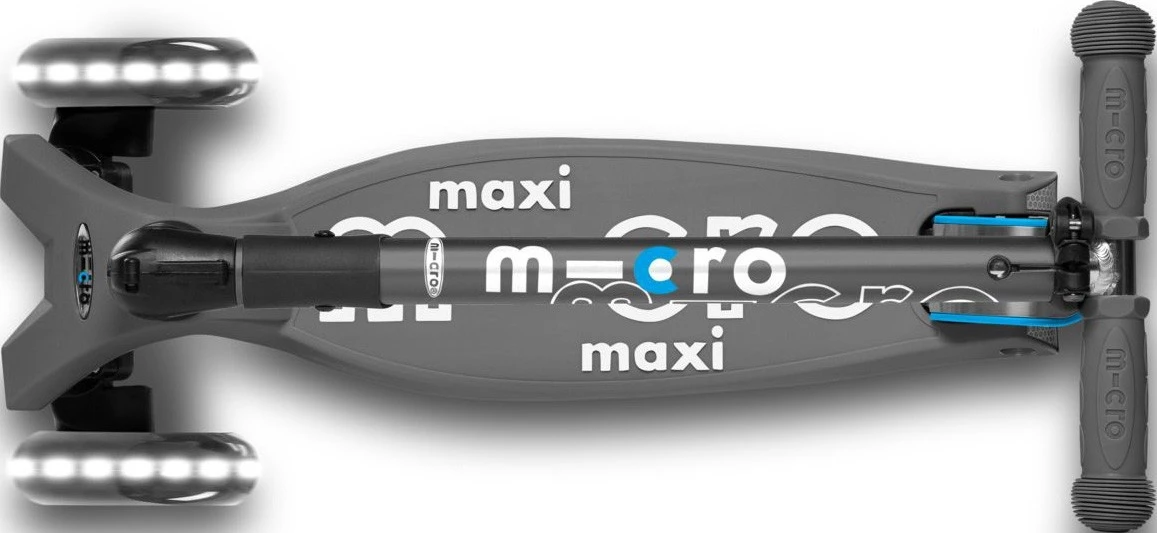 Micro Πατίνι Maxi Foldable Deluxe Led Volcano Grey (MMD094) 3 Micro Πατίνι Maxi Foldable Deluxe Led Volcano Grey (MMD094) - Image 3