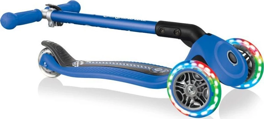 Πατίνι Globber Primo Foldable Fantasy Lights – Racing Blue (434-100) 2 Πατίνι Globber Primo Foldable Fantasy Lights – Racing Blue (434-100) - Image 2