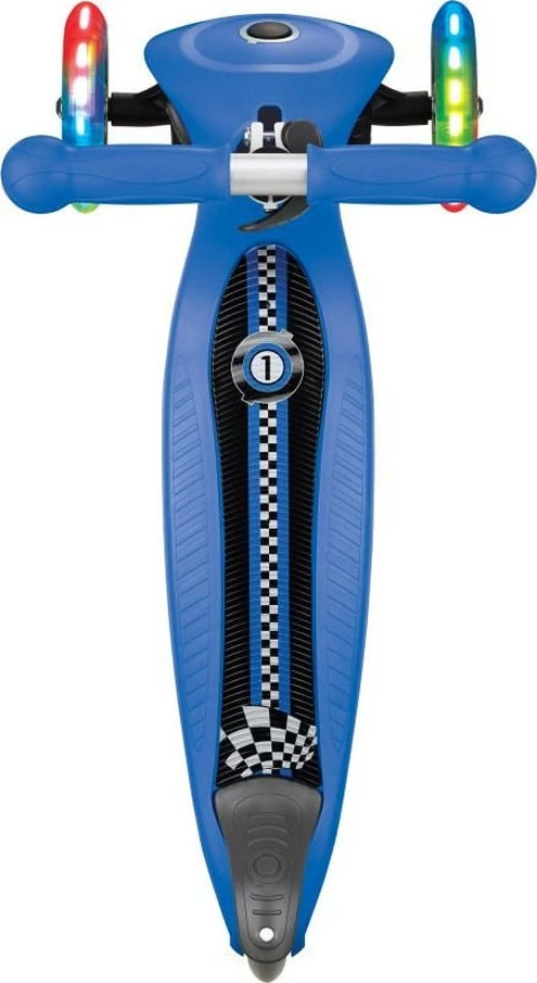 Πατίνι Globber Primo Foldable Fantasy Lights – Racing Blue (434-100) 3 Πατίνι Globber Primo Foldable Fantasy Lights – Racing Blue (434-100) - Image 3