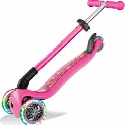 Πατίνι Globber Primo Foldable Fantasy Lights – Pink Flowers (434-110) 8 Πατίνι Globber Primo Foldable Fantasy Lights – Pink Flowers (434-110) -Ποδήλατα, τρίκυκλα, rollers, scooters Κατάστημα 200547 2