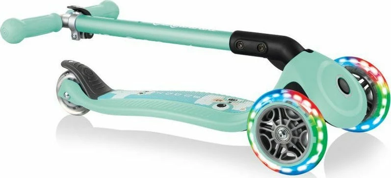 Πατίνι Globber Primo Foldable Fantasy Lights – Mint Lama (434-206) 4 Πατίνι Globber Primo Foldable Fantasy Lights – Mint Lama (434-206) - Image 4