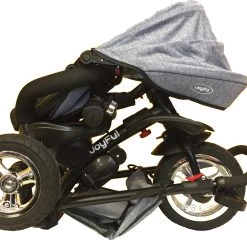 Ποδήλατο Τρίκυκλο Joyful Μπλε-Ραφ Foldable Rubber Tires (B58-YM23) 8 Ποδήλατο Τρίκυκλο Joyful Μπλε-Ραφ Foldable Rubber Tires (B58-YM23) -Ποδήλατα, τρίκυκλα, rollers, scooters Κατάστημα 200615 3