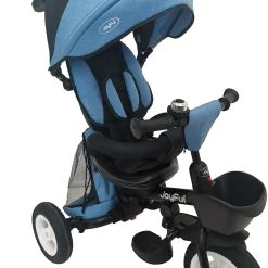 Ποδήλατο Τρίκυκλο Joyful Μπλε Foldable Rubber Tires 9μ+ (B56-YM02) -Ποδήλατα, τρίκυκλα, rollers, scooters Κατάστημα 200617 1