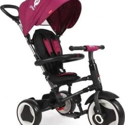 QPlay Ποδήλατο Τρίκυκλο Q Play Rito Eva 3 In 1 Purple Deluxe Αναδιπλούμενο Με Τέντα, Καλάθι, Υποπόδιο (01-1212037-05)