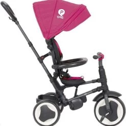 QPlay Ποδήλατο Τρίκυκλο Q Play Rito Eva 3 In 1 Purple Deluxe Αναδιπλούμενο Με Τέντα, Καλάθι, Υποπόδιο (01-1212037-05) -Ποδήλατα, τρίκυκλα, rollers, scooters Κατάστημα 203059 2