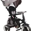 QPlay Ποδήλατο Τρίκυκλο Q Play Rito Plus Eva 3 In 1 Grey Deluxe Αναδιπλούμενο Με Τέντα, Τσάντα, Υποπόδιο (01-1212041-01)