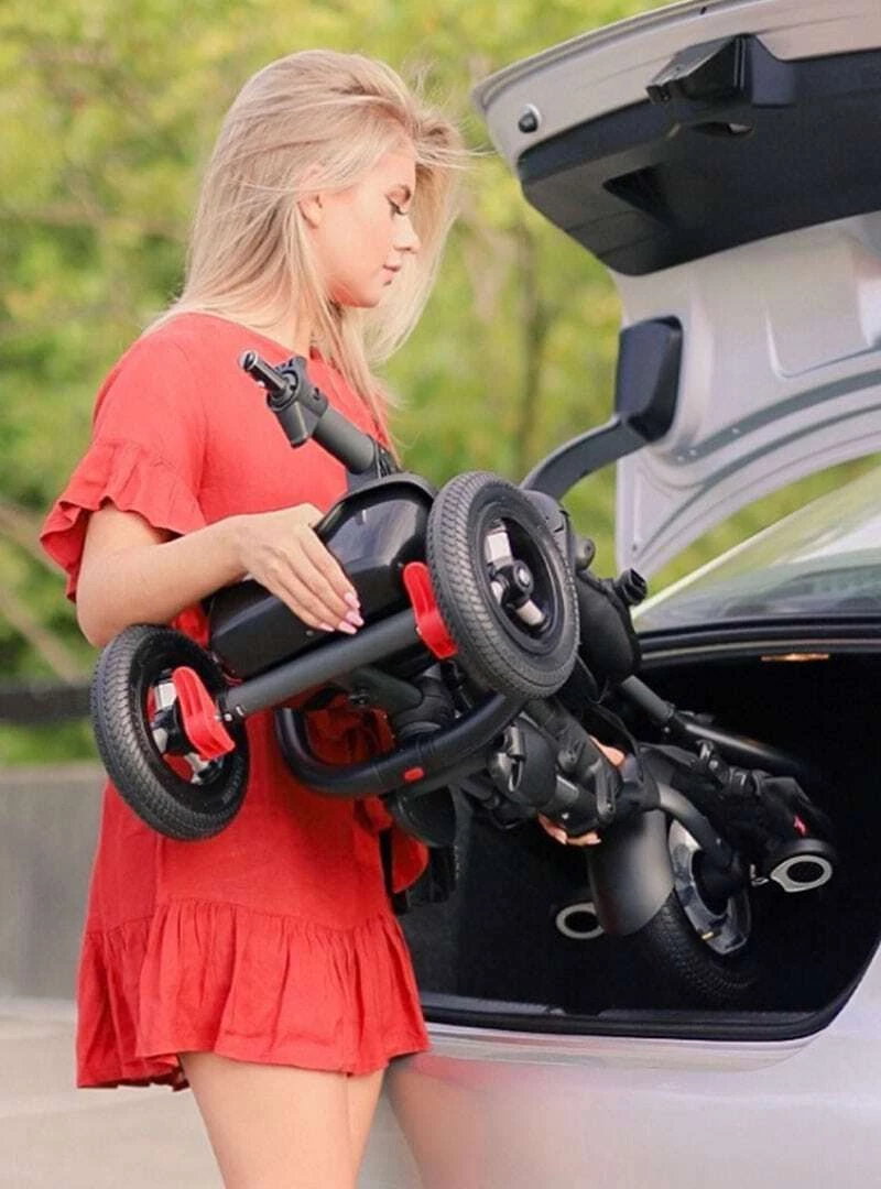 QPlay Ποδήλατο Τρίκυκλο Q Play Air 3 In 1 Red Deluxe Αναδιπλούμενο Με Τέντα, Καλάθι, Υποπόδιο (01-1212040-02) 4 QPlay Ποδήλατο Τρίκυκλο Q Play Air 3 In 1 Red Deluxe Αναδιπλούμενο Με Τέντα, Καλάθι, Υποπόδιο (01-1212040-02) - Image 4