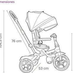 QPlay Ποδήλατο Τρίκυκλο Q Play Air 3 In 1 Red Deluxe Αναδιπλούμενο Με Τέντα, Καλάθι, Υποπόδιο (01-1212040-02) 12 QPlay Ποδήλατο Τρίκυκλο Q Play Air 3 In 1 Red Deluxe Αναδιπλούμενο Με Τέντα, Καλάθι, Υποπόδιο (01-1212040-02) -Ποδήλατα, τρίκυκλα, rollers, scooters Κατάστημα 203064 5