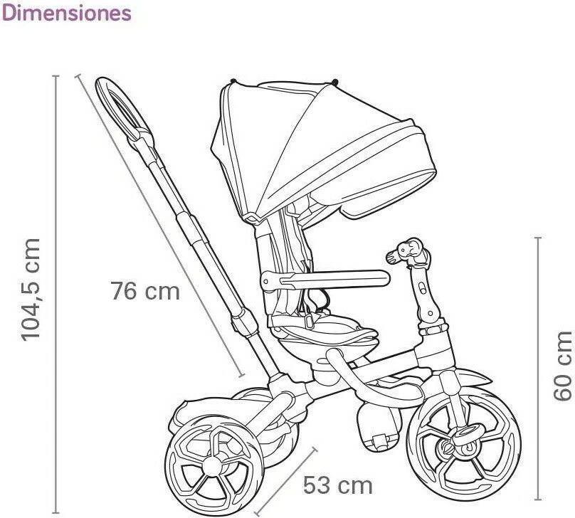 QPlay Ποδήλατο Τρίκυκλο Q Play Air 3 In 1 Red Deluxe Αναδιπλούμενο Με Τέντα, Καλάθι, Υποπόδιο (01-1212040-02) 6 QPlay Ποδήλατο Τρίκυκλο Q Play Air 3 In 1 Red Deluxe Αναδιπλούμενο Με Τέντα, Καλάθι, Υποπόδιο (01-1212040-02) - Image 6