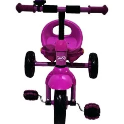 Ποδήλατο Τρίκυκλο Joyful Μωβ Με Καλάθι Και Κόρνα (704EVA E-02) -Ποδήλατα, τρίκυκλα, rollers, scooters Κατάστημα 210743 2 1