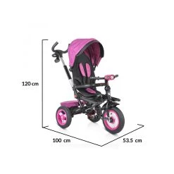 Byox Ποδήλατο Τρίκυκλο Jockey With Music Tray Purple (108450) -Ποδήλατα, τρίκυκλα, rollers, scooters Κατάστημα 211373 4