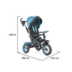Byox Ποδήλατο Τρίκυκλο Jockey With Music Tray Τιρκουάζ (108452) -Ποδήλατα, τρίκυκλα, rollers, scooters Κατάστημα 211374 4