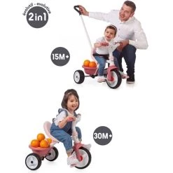 Ποδήλατο Τρίκυκλο Smoby Be Movie Pink (740332) -Ποδήλατα, τρίκυκλα, rollers, scooters Κατάστημα 211927 2