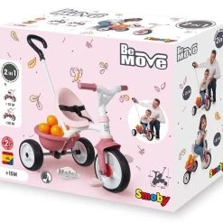 Ποδήλατο Τρίκυκλο Smoby Be Movie Pink (740332) -Ποδήλατα, τρίκυκλα, rollers, scooters Κατάστημα 211927 5