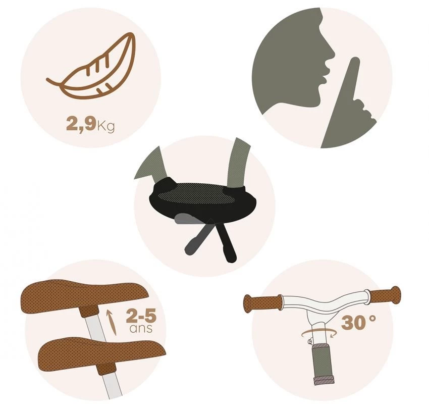 Smoby Ποδήλατο Ισορροπίας Comfort (770126) 2 Smoby Ποδήλατο Ισορροπίας Comfort (770126) - Image 2