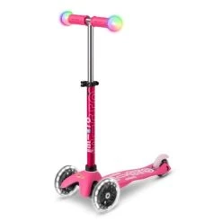 Micro Πατίνι Mini Micro Deluxe Magic Led Pink (MMD130) -Ποδήλατα, τρίκυκλα, rollers, scooters Κατάστημα 212173 1
