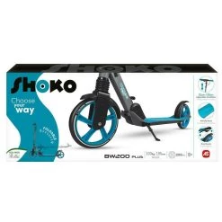 AS το καλό παιχνίδι Πατίνι Scooter Shoko BW 200 Plus Μπλέ (5004-50511) -Ποδήλατα, τρίκυκλα, rollers, scooters Κατάστημα 214848 3