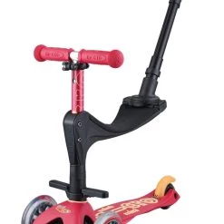 Micro Πατινι Mini 3 In 1 Deluxe Plus Rubin Red Φουξια (MMD056)