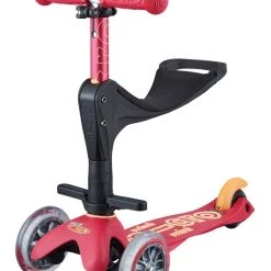 Micro Πατινι Mini 3 In 1 Deluxe Plus Rubin Red Φουξια (MMD056) -Ποδήλατα, τρίκυκλα, rollers, scooters Κατάστημα 678160 2