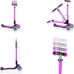 Πατινι Globber Elite Deluxe Lights Deep Pink (444-410) 9 Πατινι Globber Elite Deluxe Lights Deep Pink (444-410) -Ποδήλατα, τρίκυκλα, rollers, scooters Κατάστημα 685576 2
