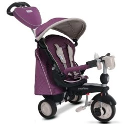 SmarTrike Infinity Τρίκυκλο Μωβ Με Μπαστούνι και Μπάρα Προστασίας (8400400)