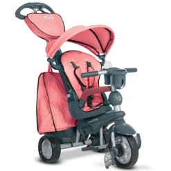 SmarTrike Explorer Τρίκυκλο Κόκκινο Με Μπαστούνι και Μπάρα Προστασίας (8200100)