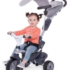 Παιδκό Ποδήλατο Τρίκυκλο Smoby Baby Driver Comfort GREY (741202) -Ποδήλατα, τρίκυκλα, rollers, scooters Κατάστημα 688037 2