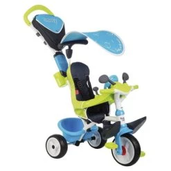 Παιδκό Ποδήλατο Τρίκυκλο Smoby Baby Driver Comfort Blue (741200) -Ποδήλατα, τρίκυκλα, rollers, scooters Κατάστημα 688040 1