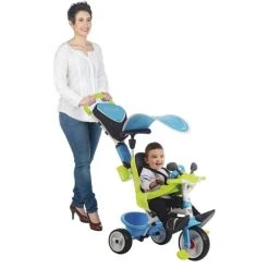 Παιδκό Ποδήλατο Τρίκυκλο Smoby Baby Driver Comfort Blue (741200) -Ποδήλατα, τρίκυκλα, rollers, scooters Κατάστημα 688040 2