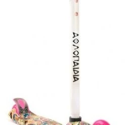 Αθλοπαιδιά Πατίνι Scooter Με Φως Στις Ρόδες Ροζ Σχέδιο 10 (002.61210/10) -Ποδήλατα, τρίκυκλα, rollers, scooters Κατάστημα 690225 1