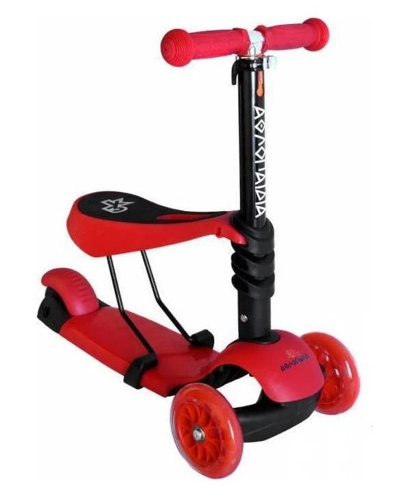 Πατίνι Scooter Παιδικό 3 Σε 1 Κόκκινο (002.61211/RD) 4 Πατίνι Scooter Παιδικό 3 Σε 1 Κόκκινο (002.61211/RD) - Image 4