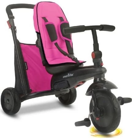 Smartrike Smartfold 500 Ποδήλατο Τρίκυκλο Ροζ Μπαστούνι-Μπάρα Προστασίας (5050200) 4 Smartrike Smartfold 500 Ποδήλατο Τρίκυκλο Ροζ Μπαστούνι-Μπάρα Προστασίας (5050200) - Image 4