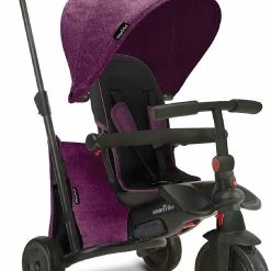 Smartrike Smartfold 500 Ποδήλατο Τρίκυκλο Μωβ Μπαστούνι-Μπάρα Προστασίας (5050600) -Ποδήλατα, τρίκυκλα, rollers, scooters Κατάστημα 690279 1