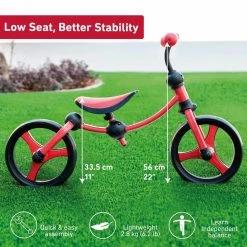 SmarTrike Running Bike ποδήλατο Ισορροπίας Κόκκινο/Μαύρο (1050100) -Ποδήλατα, τρίκυκλα, rollers, scooters Κατάστημα 690282 3