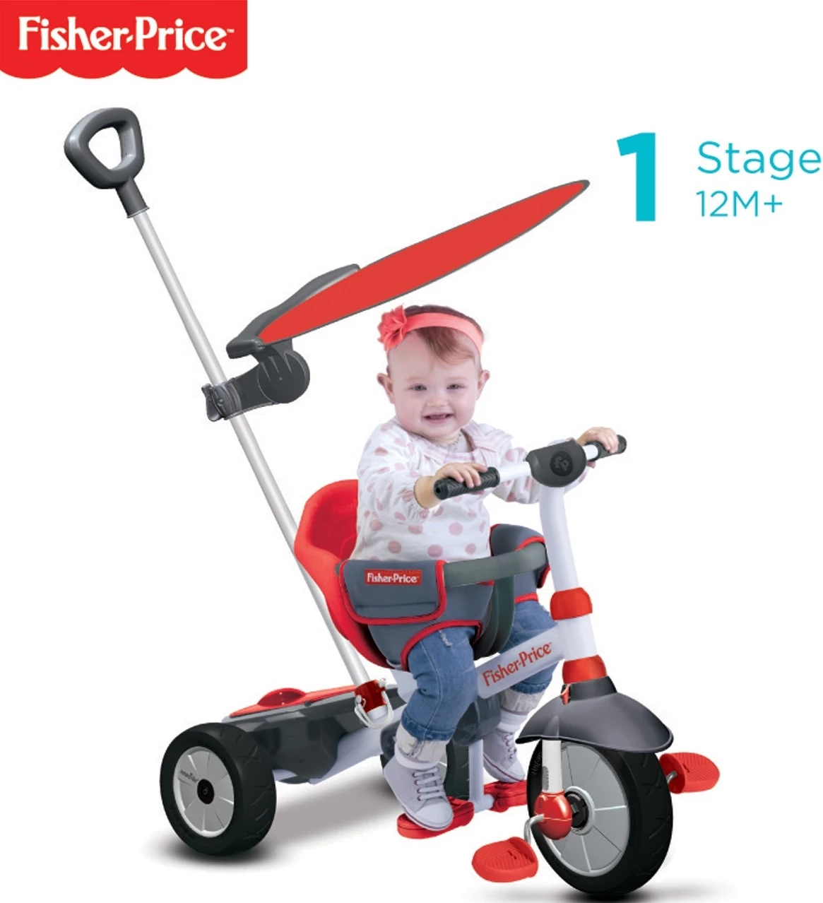 Smartrike Fisher Price Charm Plus Ποδήλατο Τρίκυκλο Κόκκινο Μπαστούνι-Μπάρα Προστασίας (3250533) 2 Smartrike Fisher Price Charm Plus Ποδήλατο Τρίκυκλο Κόκκινο Μπαστούνι-Μπάρα Προστασίας (3250533) - Image 2