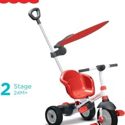 Smartrike Fisher Price Charm Plus Ποδήλατο Τρίκυκλο Κόκκινο Μπαστούνι-Μπάρα Προστασίας (3250533) 7 Smartrike Fisher Price Charm Plus Ποδήλατο Τρίκυκλο Κόκκινο Μπαστούνι-Μπάρα Προστασίας (3250533) -Ποδήλατα, τρίκυκλα, rollers, scooters Κατάστημα 690285 2