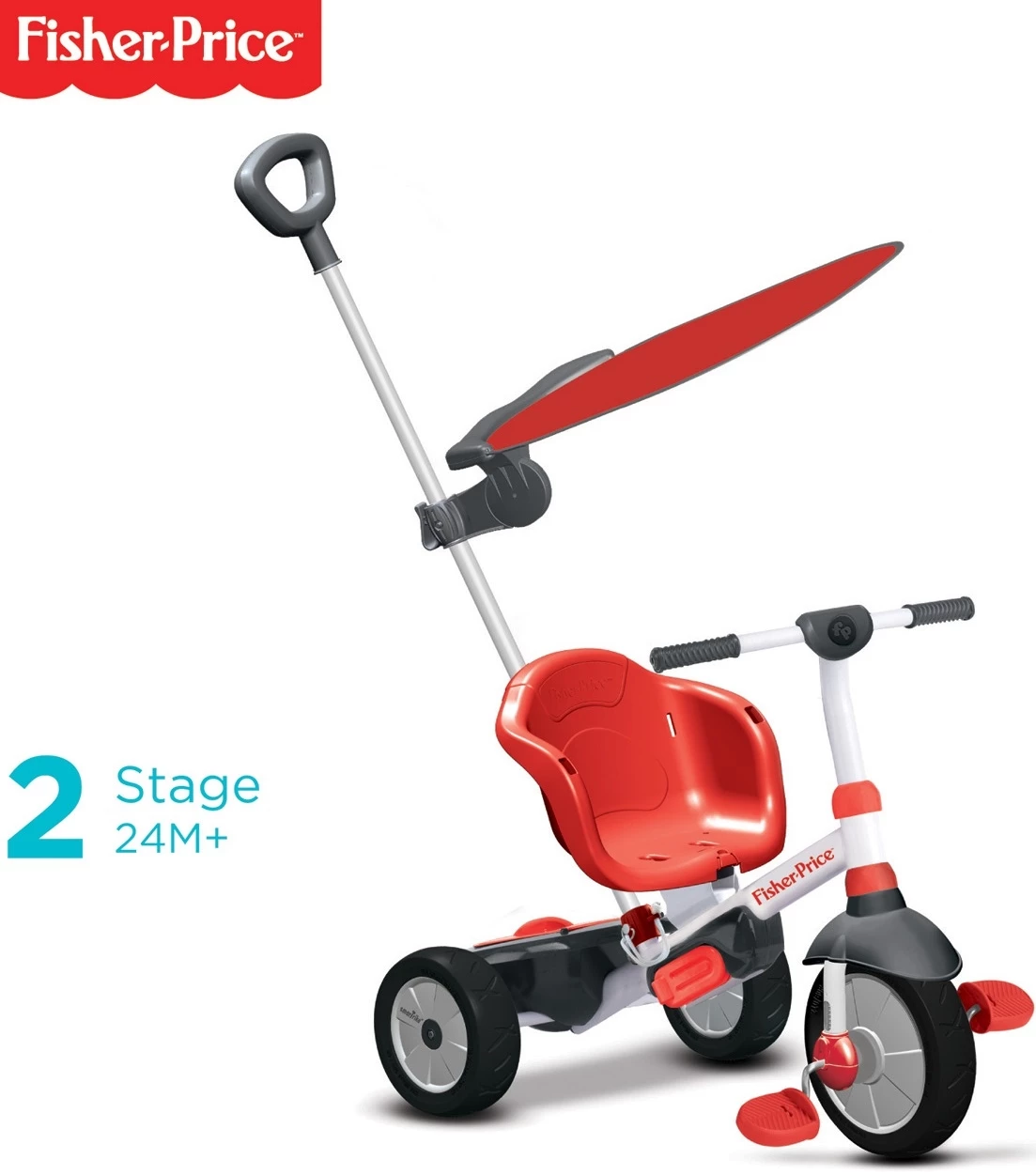 Smartrike Fisher Price Charm Plus Ποδήλατο Τρίκυκλο Κόκκινο Μπαστούνι-Μπάρα Προστασίας (3250533) 3 Smartrike Fisher Price Charm Plus Ποδήλατο Τρίκυκλο Κόκκινο Μπαστούνι-Μπάρα Προστασίας (3250533) - Image 3