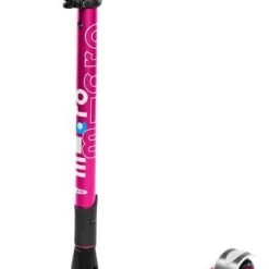 Micro Πατίνι Maxi Deluxe Foldable Led Shoking Pink (MMD096)