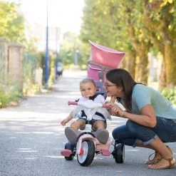 Ποδήλατο Τρίκυκλο Smoby Baby Balade Plus Pink (741401) -Ποδήλατα, τρίκυκλα, rollers, scooters Κατάστημα 698842 2