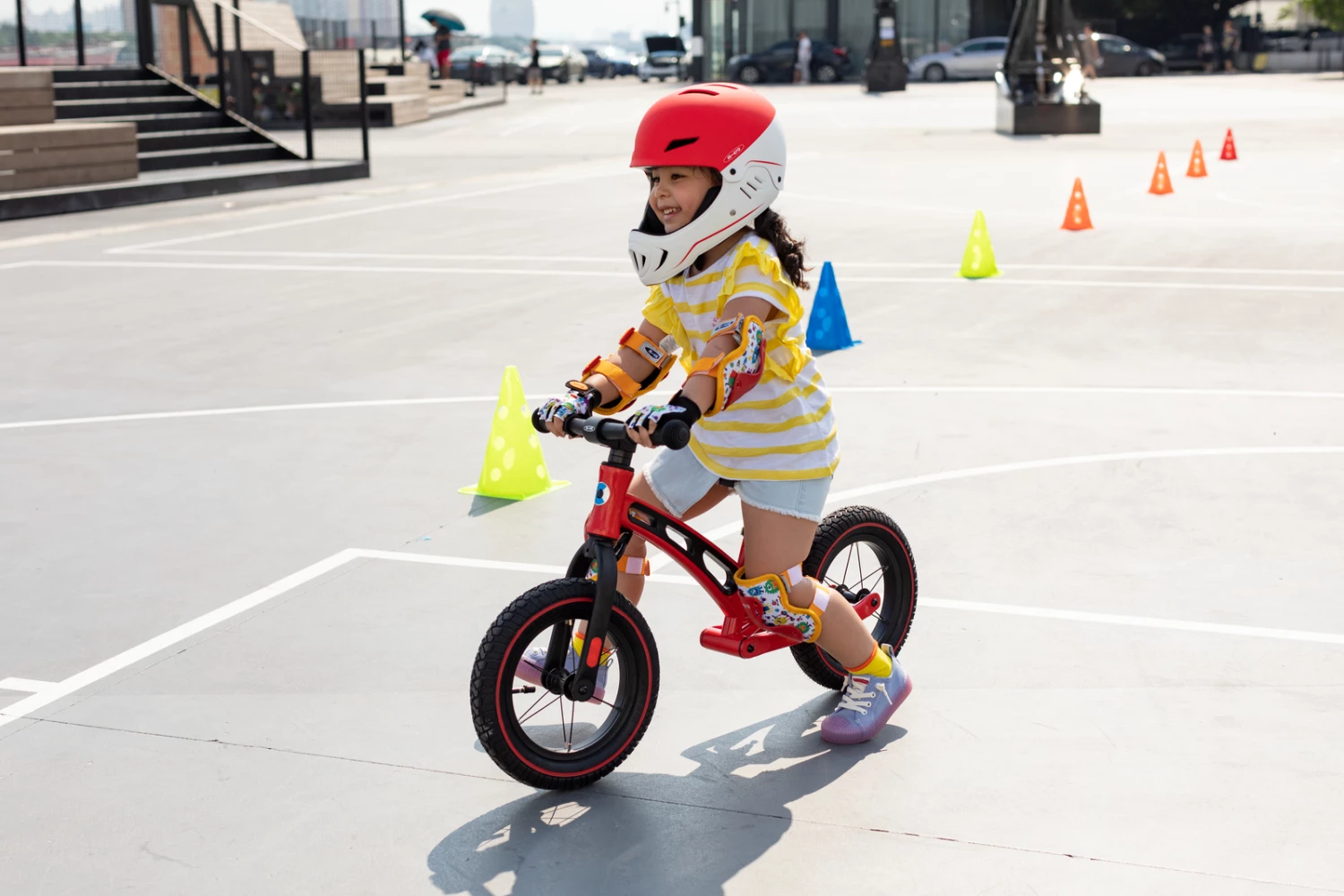 Κράνος Micro Racing Λευκό / Κόκκινο Small (48-54cm) 6 Κράνος Micro Racing Λευκό / Κόκκινο Small (48-54cm) - Image 6