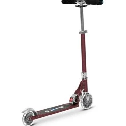 Πατίνι Micro Sprite LED – Σκούρο Κόκκινο -Ποδήλατα, τρίκυκλα, rollers, scooters Κατάστημα large micro sprite led autumn red 3